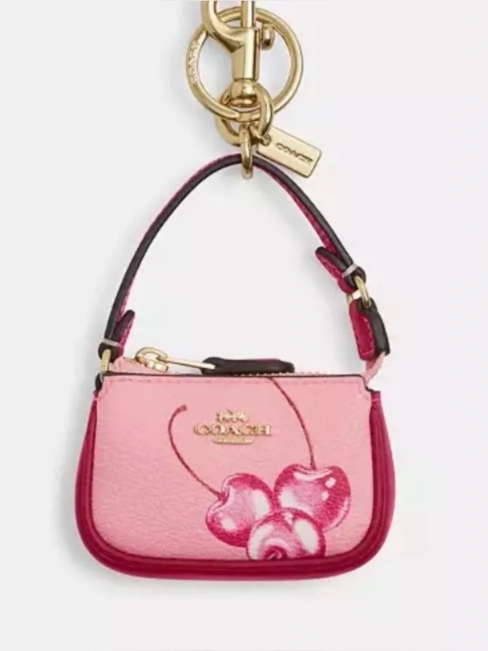 Coach Cherry Purse Charm